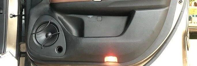 The ultimate modification of car audio, crown road door panel box modification, zero point speaker, enjoy the best hearing feast